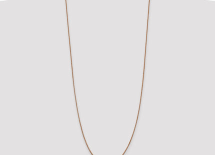 14K Rose Gold Box Link with Lobster Clasp Chain (Style RSC3-30)
