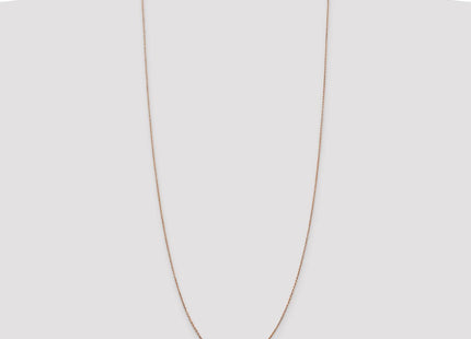 14K Rose Gold Diamond-cut Cable with Lobster Clasp Chain (Style RSC32-30)