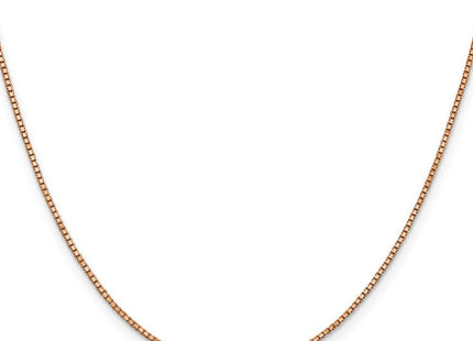 14K rose gold chain, alternate view
