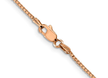 14K rose gold chain, another view