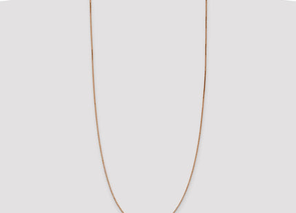 14K Rose Gold Box Link with Lobster Clasp Chain (Style RSC33-30)