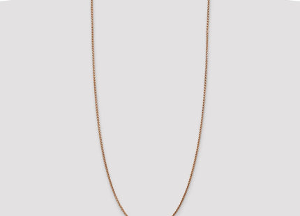 14K Rose Gold Diamond-cut Spiga with Lobster Clasp Chain (Style RSC37-30)