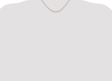 14K Rose Gold Diamond-cut Cable with Lobster Clasp Chain (Style RSC39-16)