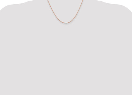 14K Rose Gold Diamond-cut Cable with Lobster Clasp Chain (Style RSC39-18)