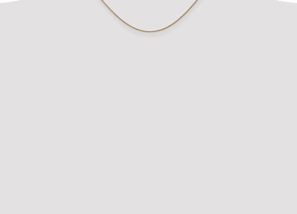 14K Rose Gold Diamond-cut Spiga with Lobster Clasp Chain (Style RSC4-16)