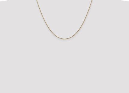 14K Rose Gold Diamond-cut Spiga with Lobster Clasp Chain (Style RSC4-20)