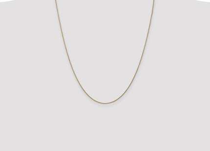 14K Rose Gold Diamond-cut Spiga with Lobster Clasp Chain (Style RSC4-24)