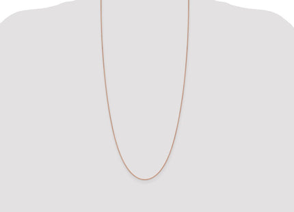 14K Rose Gold Solid Polished Spiga with Lobster Clasp Chain (Style RSC41-30)