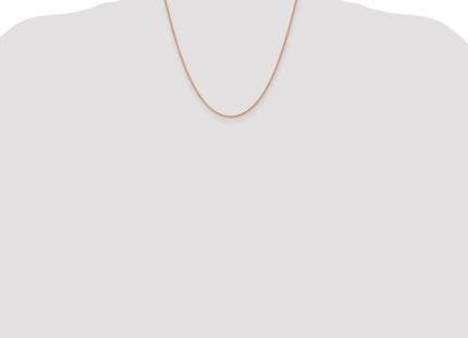 14K Rose Gold Solid Polished Spiga with Lobster Clasp Chain (Style RSC42-20)