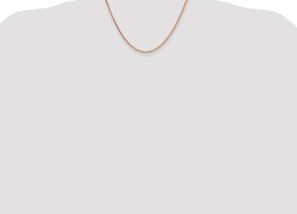 14K Rose Gold Solid Polished Spiga with Lobster Clasp Chain (Style RSC43-18)
