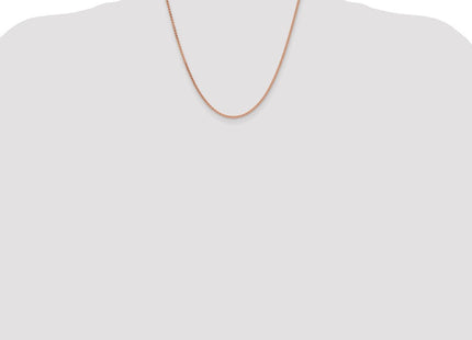 14K Rose Gold Solid Polished Spiga with Lobster Clasp Chain (Style RSC43-20)