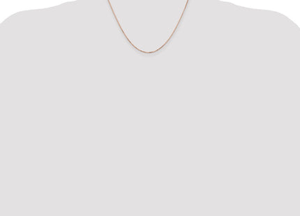 14K Rose Gold Box Link with Lobster Clasp Chain (Style RSC44-18)