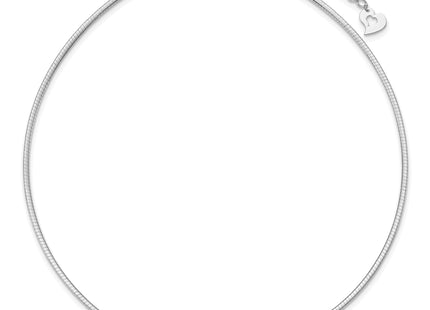 Sterling Silver Gold-pltd Reversible w/2in ext Cubetto Chain, 18 x 1mm