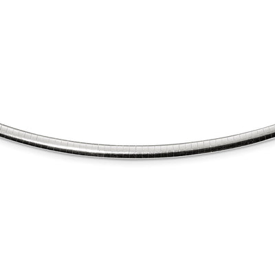 Sterling Silver Gold-plated Reversible w/2in ext Cubetto Chain, 18 x 4mm