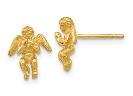 14k Yellow Gold Earrings Style S1110 - Classique Jewelry Inc.