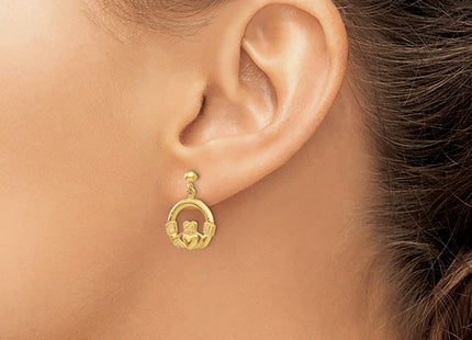 14k Yellow Gold Earrings Style S1117 - Classique Jewelry Inc.