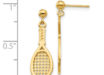 14k Yellow Gold Earrings Style S1134 - Classique Jewelry Inc.