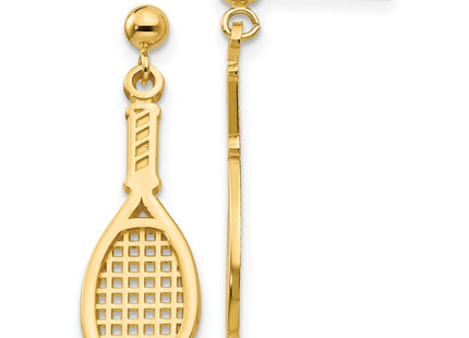 14k Yellow Gold Earrings Style S1134 - Classique Jewelry Inc.