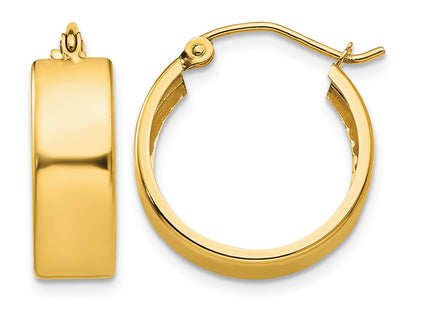 14K gold hoop earrings
