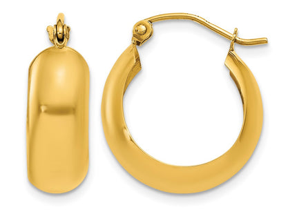 14K gold hoop earrings