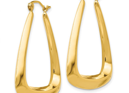 14k Yellow Gold Earrings Style S1197 - Classique Jewelry Inc.