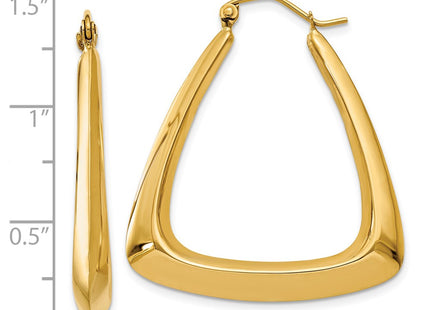 14k Yellow Gold Earrings Style S1197 - Classique Jewelry Inc.