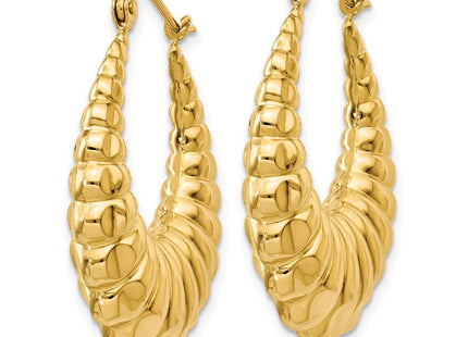 14k Yellow Gold Earrings Style S1242 - Classique Jewelry Inc.