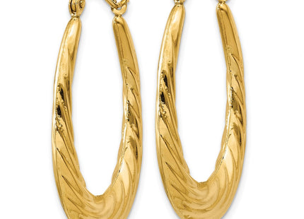 14k Yellow Gold Earrings Style S1256 - Classique Jewelry Inc.