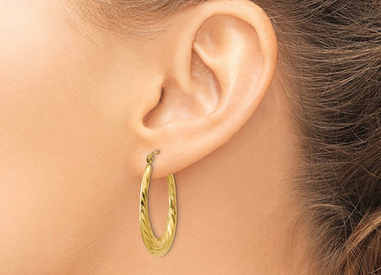 14k Yellow Gold Earrings Style S1256 - Classique Jewelry Inc.