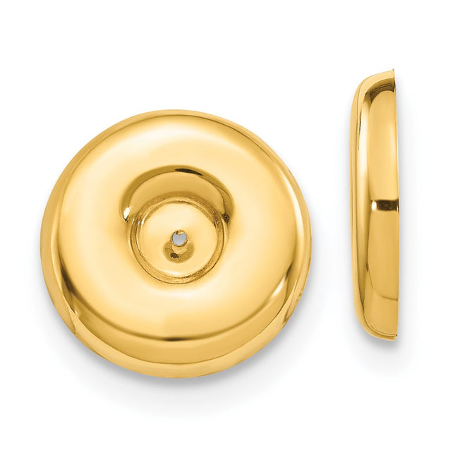 14k Yellow Gold Earrings Style S1394 - Classique Jewelry Inc.