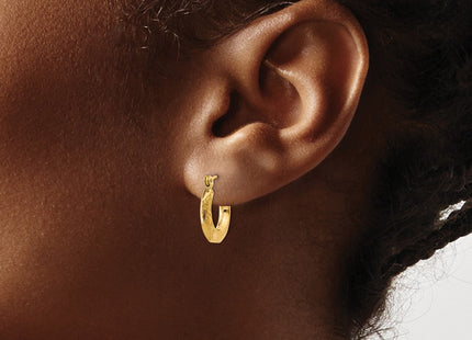 14k Yellow Gold Earrings Style S1417 - Classique Jewelry Inc.