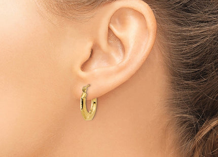 14k Yellow Gold Earrings Style S1473 - Classique Jewelry Inc.