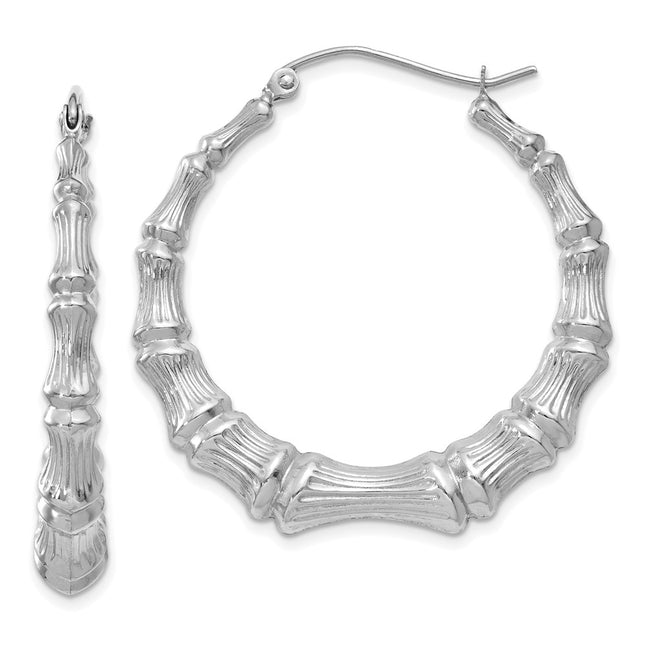 14k White Gold Earrings Style S1516W - Classique Jewelry Inc.