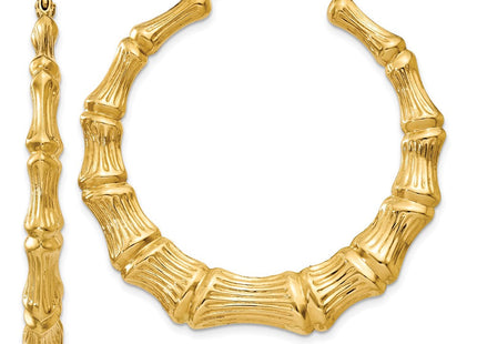 14K gold hoop earrings