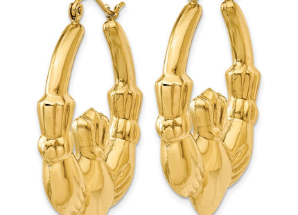 14k Yellow Gold Earrings Style S1523 - Classique Jewelry Inc.