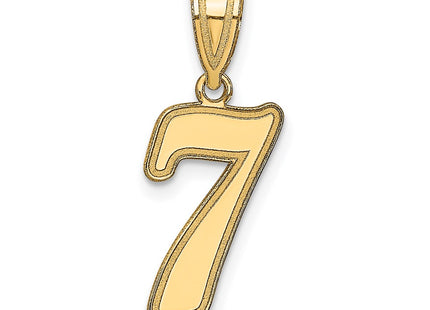 14k Yellow Gold Pendants Style SCN07 - Classique Jewelry Inc.