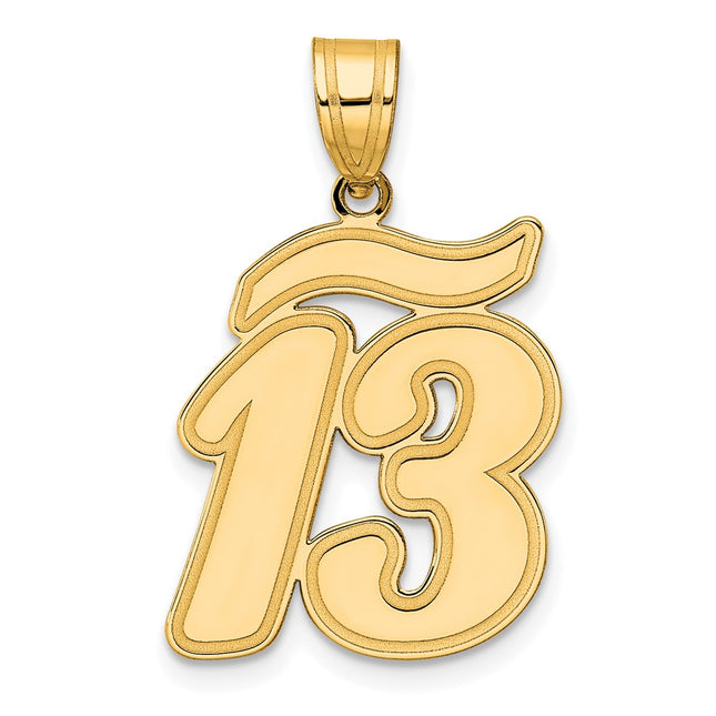 14k Yellow Gold Pendants Style SCN13 - Classique Jewelry Inc.