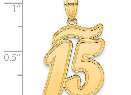 14k Yellow Gold Pendants Style SCN15 - Classique Jewelry Inc.