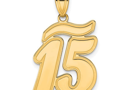 14k Yellow Gold Pendants Style SCN15 - Classique Jewelry Inc.