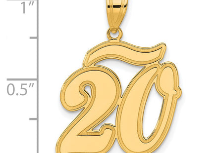 14k Yellow Gold Pendants Style SCN20 - Classique Jewelry Inc.