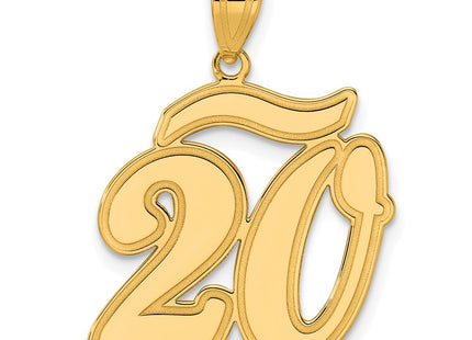 14k Yellow Gold Pendants Style SCN20 - Classique Jewelry Inc.