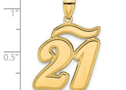 14k Yellow Gold Pendants Style SCN21 - Classique Jewelry Inc.