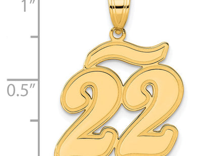 14k Yellow Gold Pendants Style SCN22 - Classique Jewelry Inc.