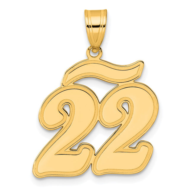 14k Yellow Gold Pendants Style SCN22 - Classique Jewelry Inc.