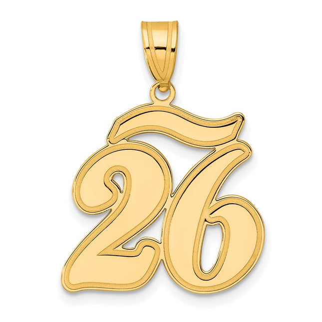 14k Yellow Gold Pendants Style SCN26 - Classique Jewelry Inc.
