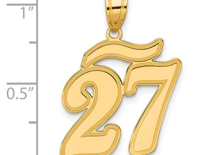 14k Yellow Gold Pendants Style SCN27 - Classique Jewelry Inc.