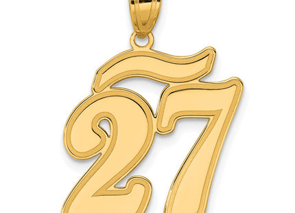 14k Yellow Gold Pendants Style SCN27 - Classique Jewelry Inc.