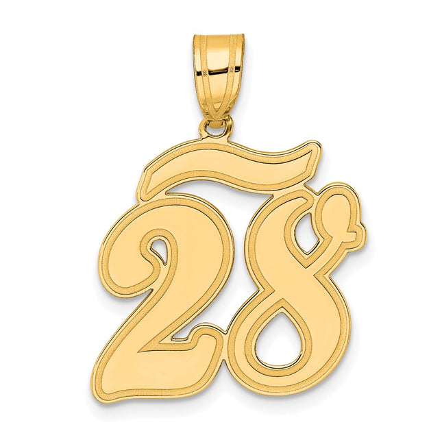14k Yellow Gold Pendants Style SCN28 - Classique Jewelry Inc.