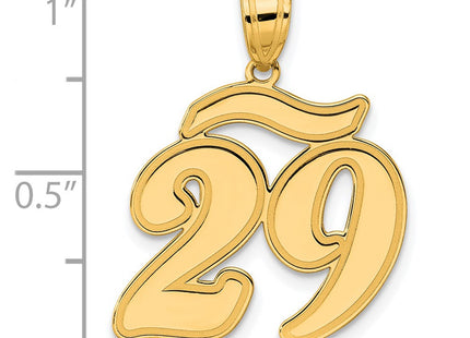 14k Yellow Gold Pendants Style SCN29 - Classique Jewelry Inc.