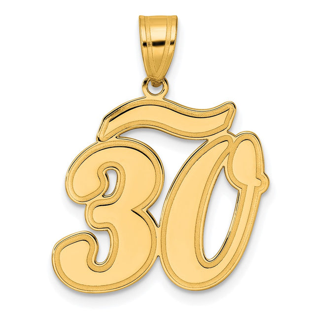 14k Yellow Gold Pendants Style SCN30 - Classique Jewelry Inc.